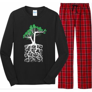 Square Root Long Sleeve Pajama Set