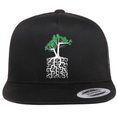 Square Root Flatbill Hat