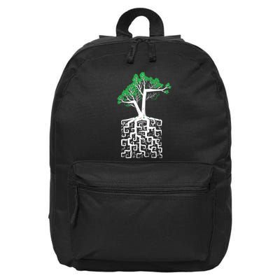Square Root 16 in Basic Backpack