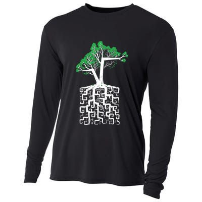 Square Root Cooling Performance Long Sleeve Crew