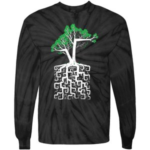 Square Root Tie-Dye Long Sleeve Shirt