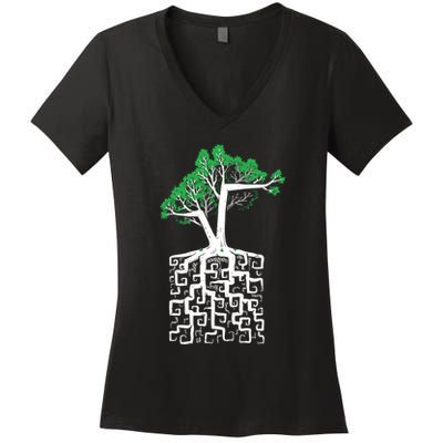 Square Root Women's V-Neck T-Shirt