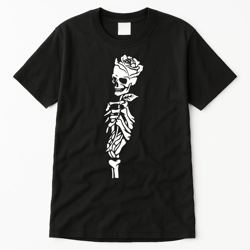 Skull Rose Tall T-Shirt