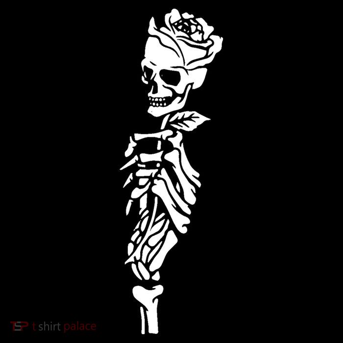 Skull Rose Sustainable Bucket Hat