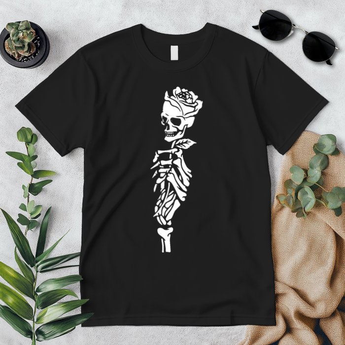 Skull Rose Premium T-Shirt