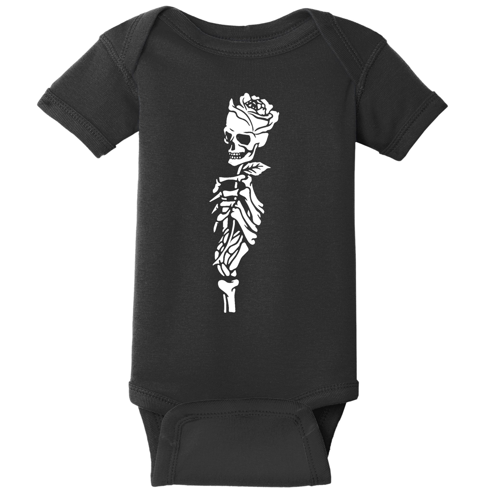 Skull Rose Baby Bodysuit