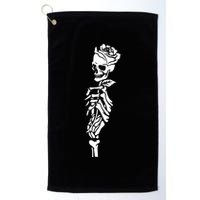 Skull Rose Golf Towel