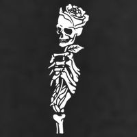 Skull Rose Golf Towel