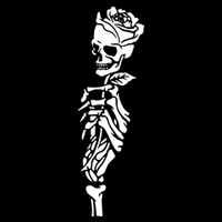 Skull Rose Women's V-Neck T-Shirt