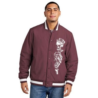 Skull Rose Insulated Varsity Jacket