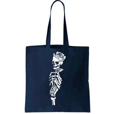 Skull Rose Tote Bag