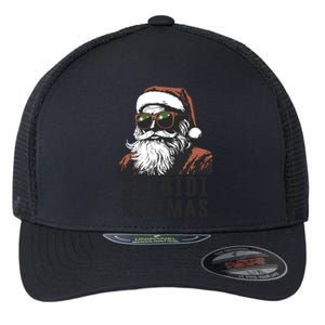 Skbidi Rizzmas Santa Claus Xmas Christmas Holiday Flexfit Unipanel Trucker Cap