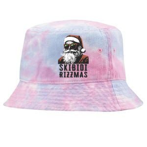 Skbidi Rizzmas Santa Claus Xmas Christmas Holiday Tie-Dyed Bucket Hat