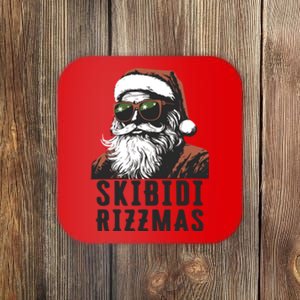 Skbidi Rizzmas Santa Claus Xmas Christmas Holiday Coaster