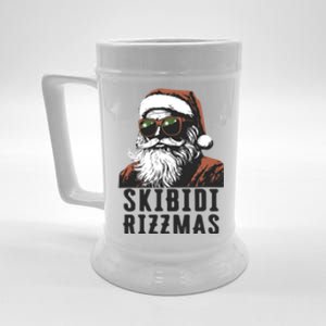 Skbidi Rizzmas Santa Claus Xmas Christmas Holiday Beer Stein