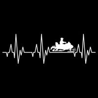 Snowmobile Rider Snowmobiling Winter Sports Snow Heartbeat Gift Doggie Tank