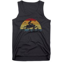 Snowmobile Retro Snowmobile Mountain Snowmobiling Tank Top