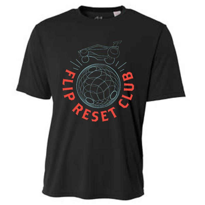 Simple Rocket Soccer League Flip Reset Club Clean Cooling Performance Crew T-Shirt