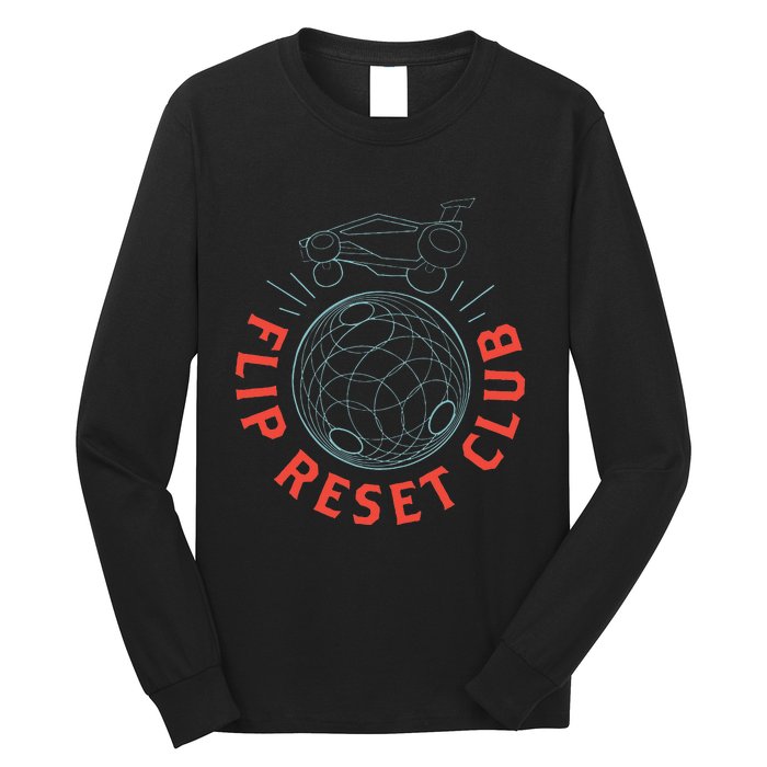 Simple Rocket Soccer League Flip Reset Club Clean Long Sleeve Shirt