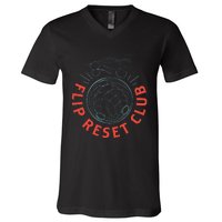 Simple Rocket Soccer League Flip Reset Club Clean V-Neck T-Shirt