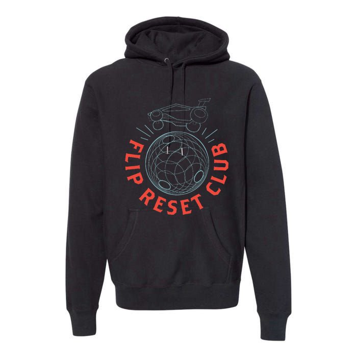 Simple Rocket Soccer League Flip Reset Club Clean Premium Hoodie