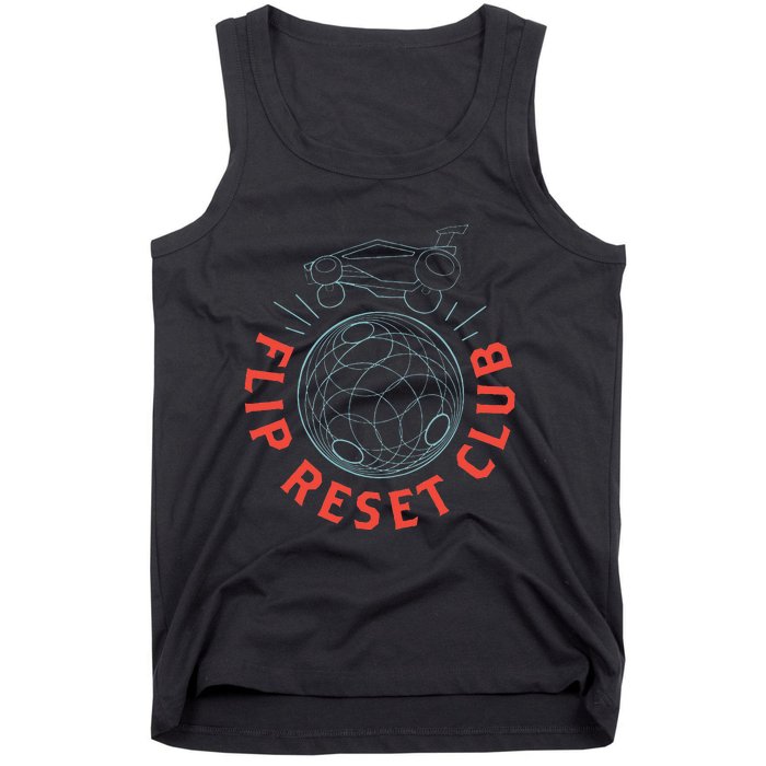 Simple Rocket Soccer League Flip Reset Club Clean Tank Top