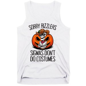 Sorry Rizzlers Sigmas DonT Do Costumes Alpha Gen Tank Top