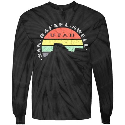 San Rafael Swell Utah Tie-Dye Long Sleeve Shirt