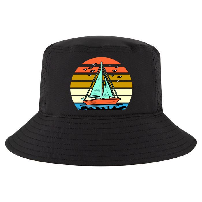 Sailing Retro Sail Boat Cool Comfort Performance Bucket Hat