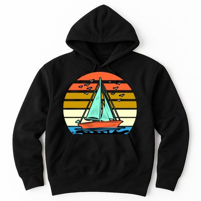 Sailing Retro Sail Boat Hoodie
