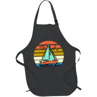 Sailing Retro Sail Boat Apron