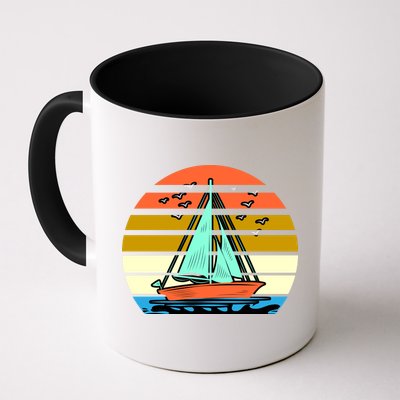 Sailing Retro Sail Boat Mug