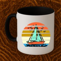 Sailing Retro Sail Boat Mug