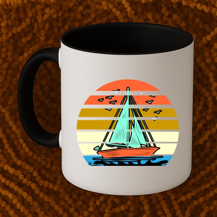 Sailing Retro Sail Boat Mug