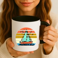 Sailing Retro Sail Boat Mug