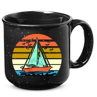 Sailing Retro Sail Boat 15oz Campfire Ceramic Mug