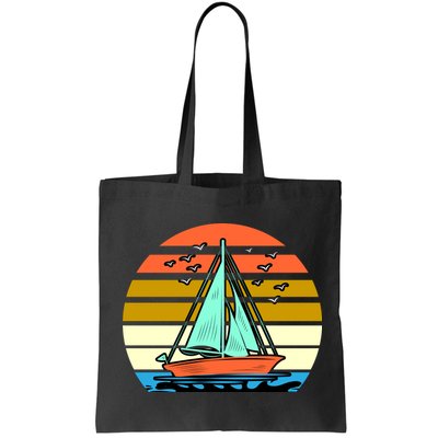 Sailing Retro Sail Boat Bag