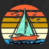 Sailing Retro Sail Boat Hat