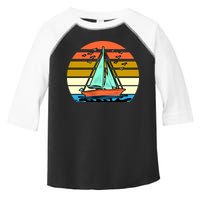 Sailing Retro Sail Boat Toddler Fine Jersey T-Shirt