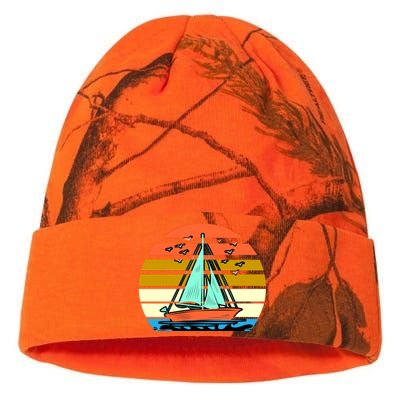 Sailing Retro Sail Boat Kati Licensed 12" Camo Beanie