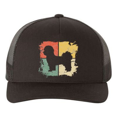 Square Retro Shih Tzu Owner Gift Dog Parents Apparel Dad Mom Yupoong Adult 5-Panel Trucker Hat