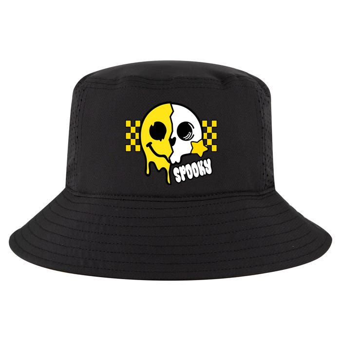 Spooky Retro Smile Skeleton Halloween Cool Comfort Performance Bucket Hat