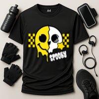 Spooky Retro Smile Skeleton Halloween Performance Shirt