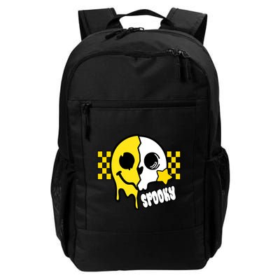 Spooky Retro Smile Skeleton Halloween Backpack