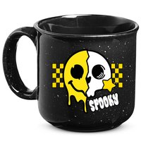 Spooky Retro Smile Skeleton Halloween 15oz Campfire Ceramic Mug