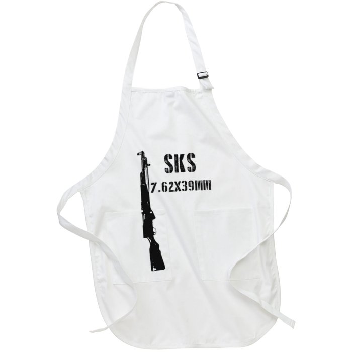 Sks Rifle Soviet Russian Milsurp 7.62 Clip 2a Surplus Yugo Full-Length Apron With Pockets