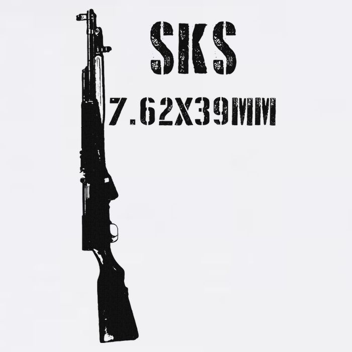 Sks Rifle Soviet Russian Milsurp 7.62 Clip 2a Surplus Yugo Full-Length Apron With Pockets