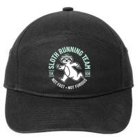 Sloth Running Team Not Fast Not Furious 7-Panel Snapback Hat