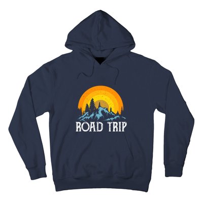 Sunset Road Trip Camping Gift Camper Holiday Hoodie