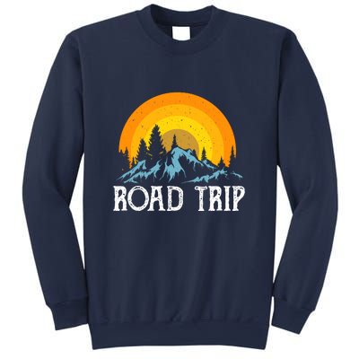 Sunset Road Trip Camping Gift Camper Holiday Sweatshirt